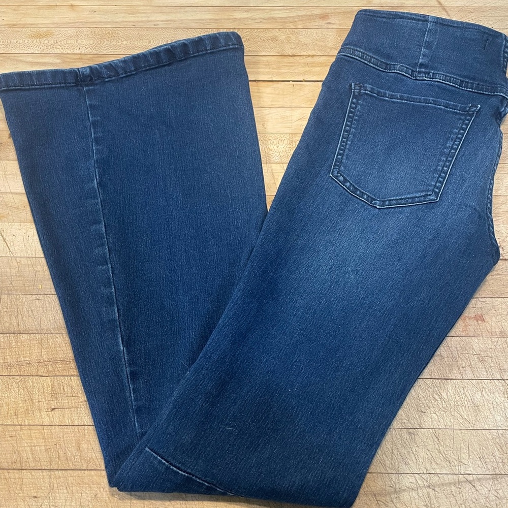 Free People Dark Blue Flare Jeans